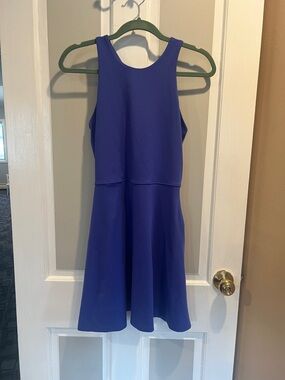 Athleta Royal Blue Sleeveless Fit & Flare Dress